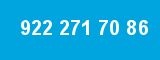 922 271 70 86 922 271 70 86